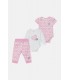 Βρεφικό σετ Guess παντελόνι με 2 κορμάκια