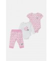 Βρεφικό σετ Guess παντελόνι με 2 κορμάκια