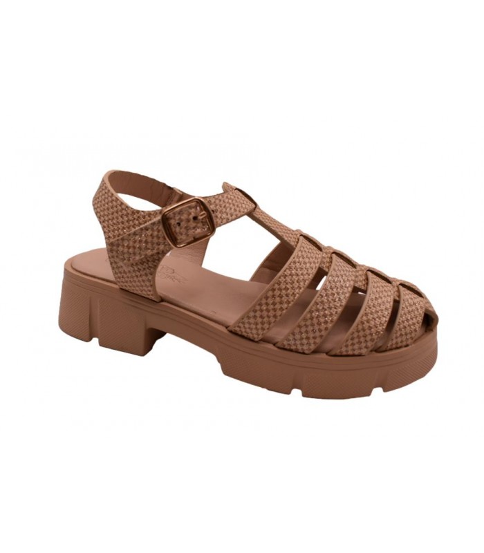 Παππουτσοπέδιλο για κορίτσι σε μπεζ χρώμα