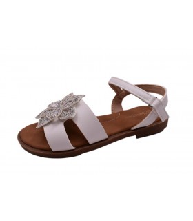 Πέδιλο για κορίτσι σε λευκό χρώμα