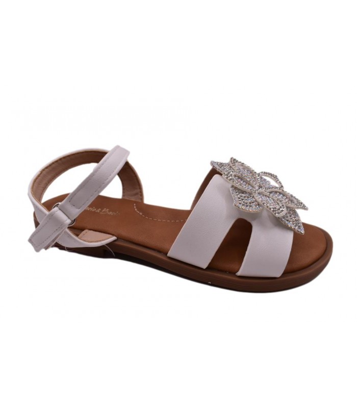Πέδιλο για κορίτσι σε λευκό χρώμα