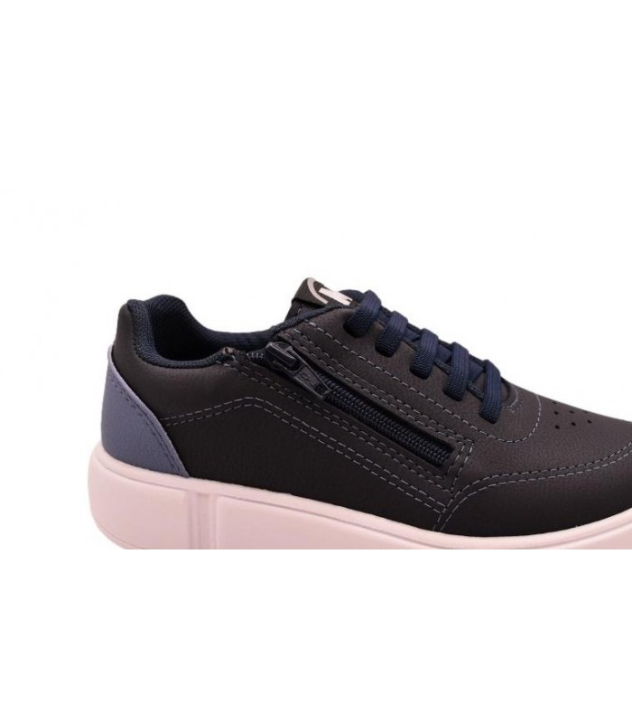 Sneaker για αγόρι σε μπλε χρώμα με φερμουάρ