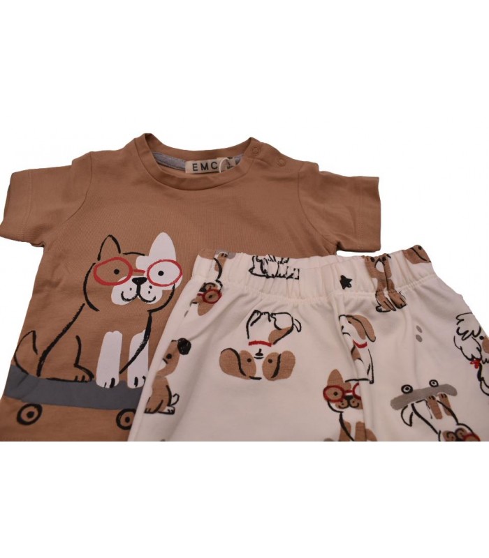 Σετ βρεφικό για αγόρι με σκυλάκια