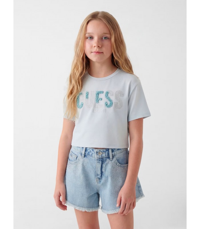 T-shirt με λογότυπο από ρινοστόν.