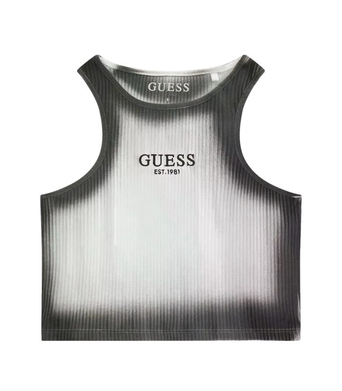 Μπλούζα rib Guess αμάνικη