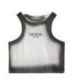 Μπλούζα rib Guess αμάνικη