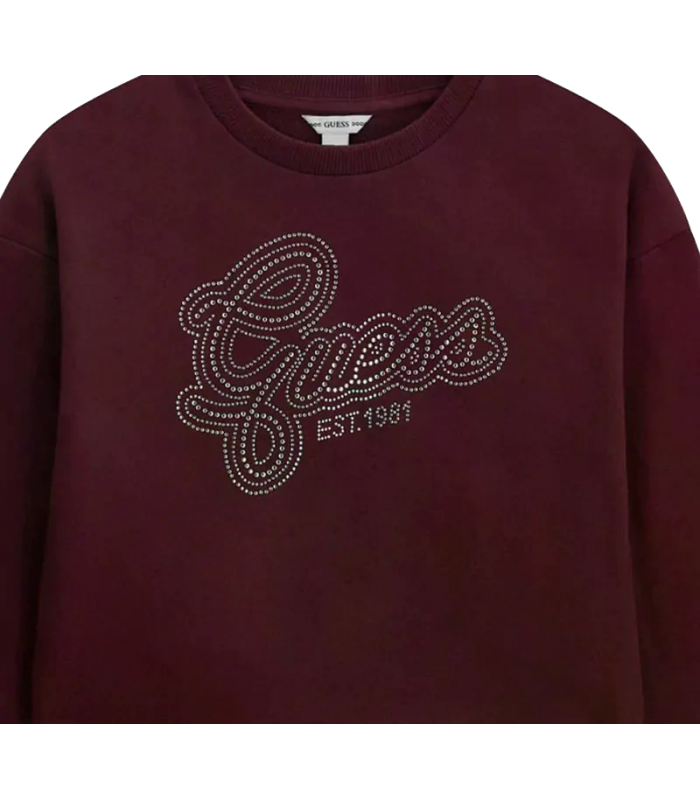 Μπλούζα φούτερ Guess strass